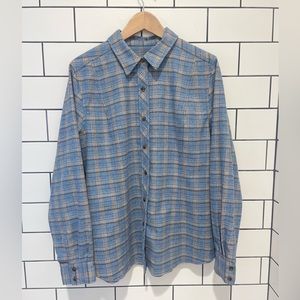 Pendleton 100% Wool Plaid Button Down Shirt Size XL